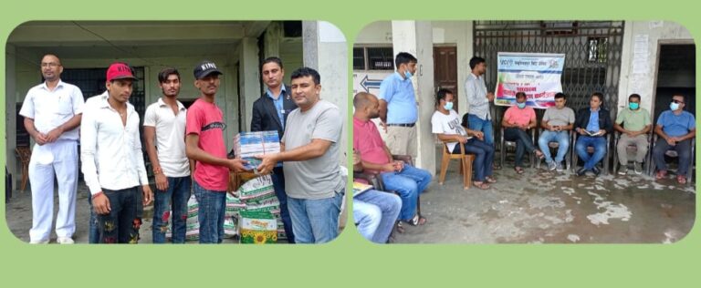 जेसिजले गर्यो डोमजातीका बिधार्थीलाइ सहयोग