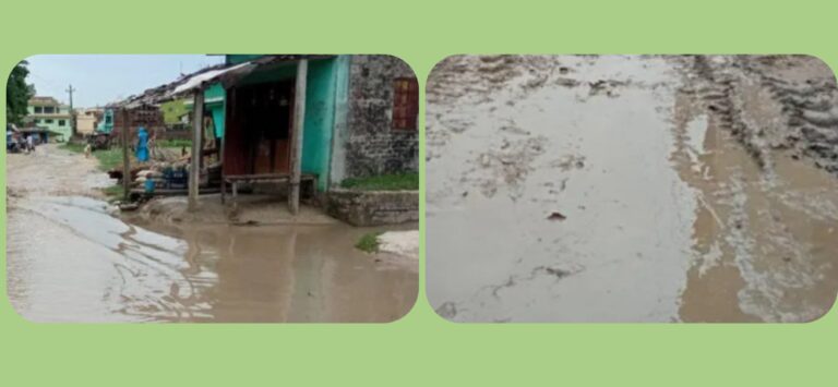 ढल र नाला निर्माण सम्पन्न नहुदा सास्ति