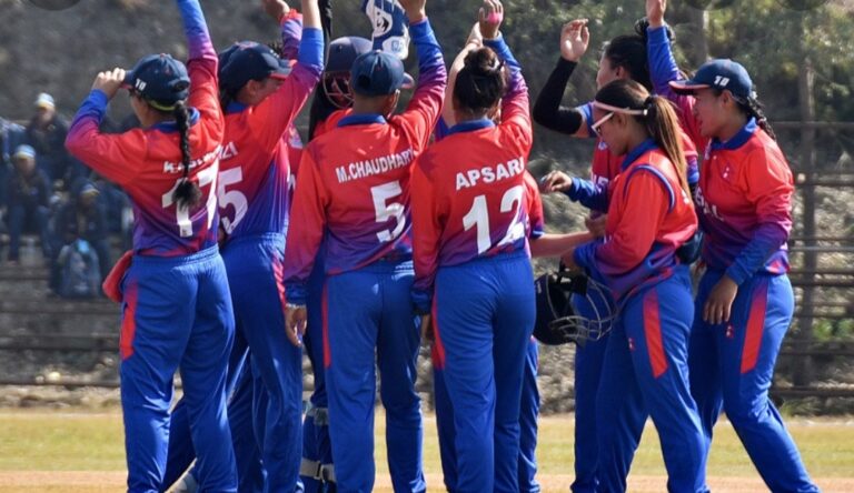 बिश्वकप महिला क्रिकेट को एशिया छनोटका लागि बन्द प्रशिक्षण हुने