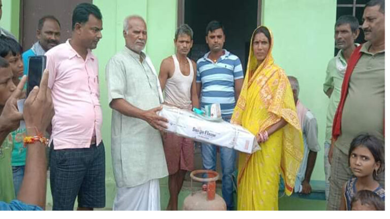 बौधीमाइ नगरपालिकाद्वारा ५ सय ४१ घर परिवारलाई ग्यास वितरण