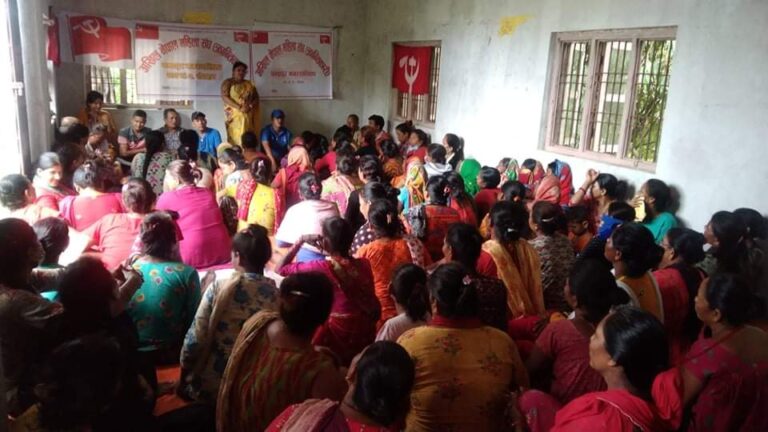 अखिल नेपाल महिला संघ क्रान्तिकारीको वडा भेला चन्द्रपुरमा सम्पन्न