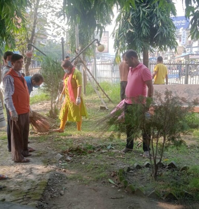 कृष्ण प्रणामी युवा परिषद चन्द्रपुर द्वारा सरसफाई अभियान