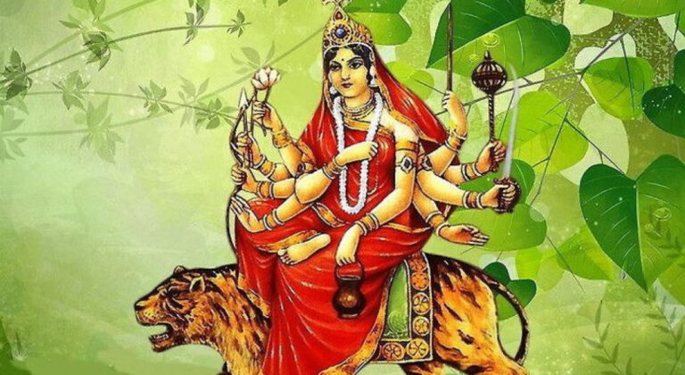 बडा दसैँको तेस्रो दिन आज चन्द्रघण्टा देवीको पूजा आराधना गर्दै